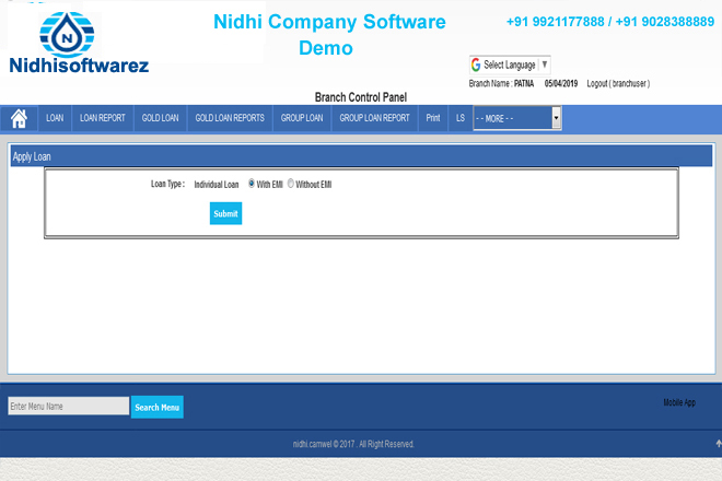 nidhi company software